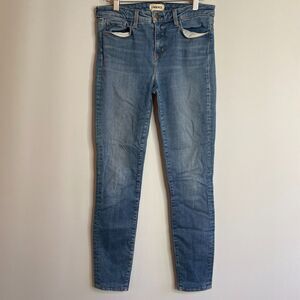 L'Agence Jeans Brigitte Mid Rise Skinny Light Vintage Size 27